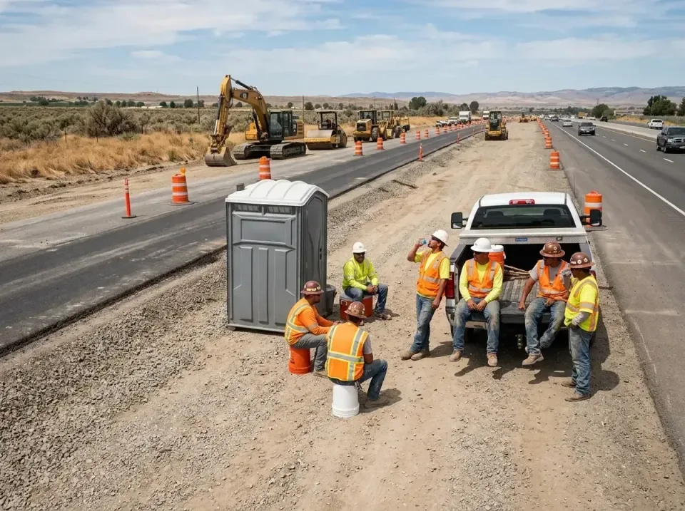 highway-road-construction-crew-007 — frequently asked questions, Porta Potty and Restroom Rentals in Sun City West, AZ